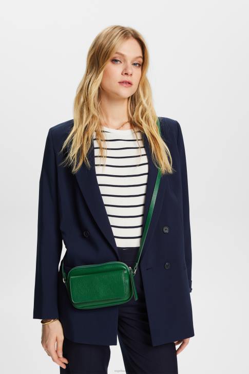 Accessories Dark Green Women Esprit Mini Faux Leather Shoulder Bag V48Z3