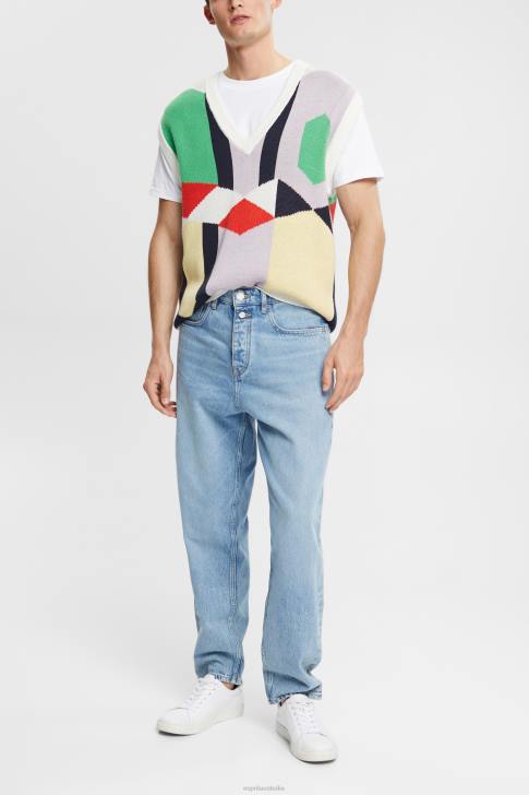 Denim Blue Light Wash Men Esprit Balloon fit jeans V48Z847