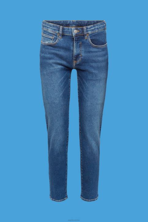 Denim Blue Medium Wash Men Esprit Slim fit jeans, Dual Max V48Z829