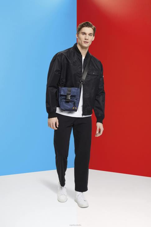 Jackets Black Men Esprit Bomber jacket V48Z676