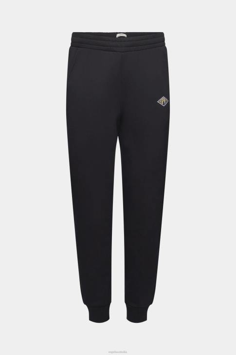 Joggers Black Men Esprit Joggers with logo print V48Z663