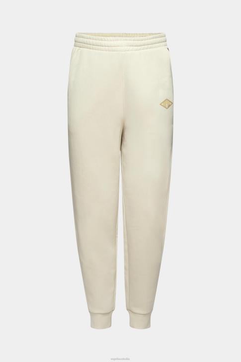 Joggers Light Taupe Men Esprit Joggers with logo print V48Z665