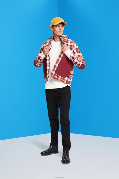 Long Sleeve Off White Men Esprit Waffle pique long sleeve top V48Z850