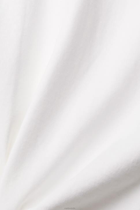 Long Sleeve White Men Esprit Jersey long sleeve top V48Z947