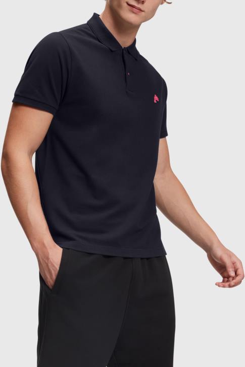 Polos Black Men Esprit Dolphin Tennis Club Classic Polo V48Z891