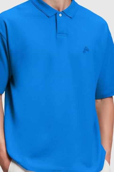 Polos Blue Men Esprit Dolphin Tennis Club Relaxed Polo V48Z878