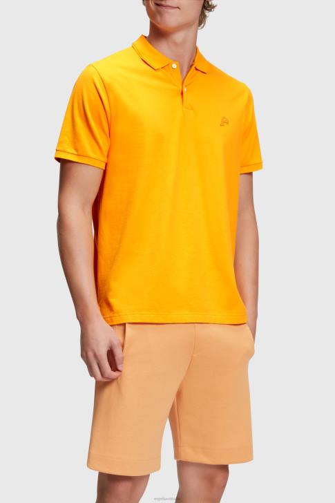 Polos Orange Men Esprit Dolphin Tennis Club Classic Polo V48Z892