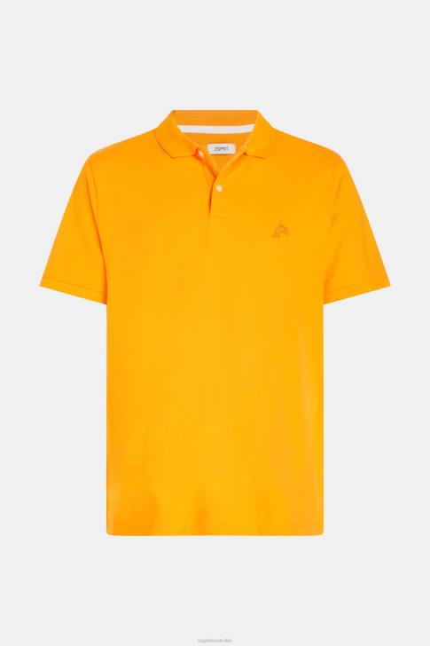 Polos Orange Men Esprit Dolphin Tennis Club Classic Polo V48Z892