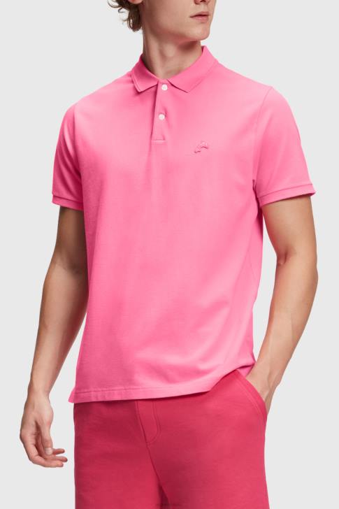 Polos Pink Men Esprit Dolphin Tennis Club Classic Polo V48Z897