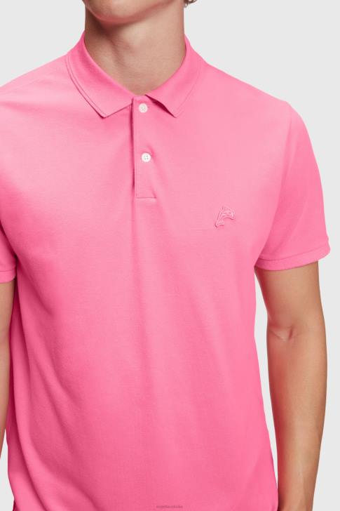 Polos Pink Men Esprit Dolphin Tennis Club Classic Polo V48Z897