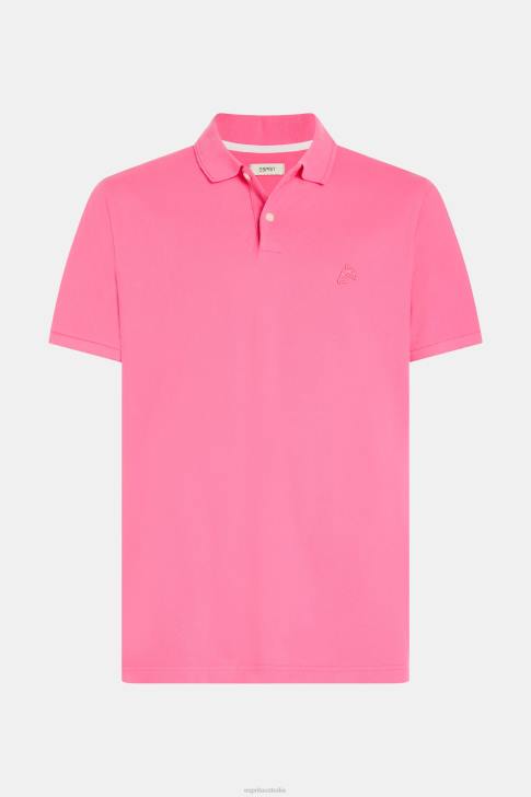 Polos Pink Men Esprit Dolphin Tennis Club Classic Polo V48Z897