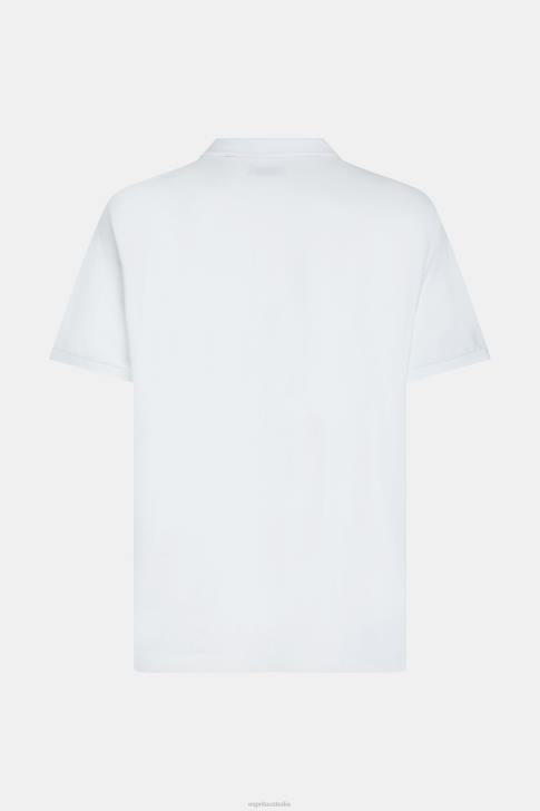 Polos White Men Esprit Dolphin Tennis Club Classic Polo V48Z893