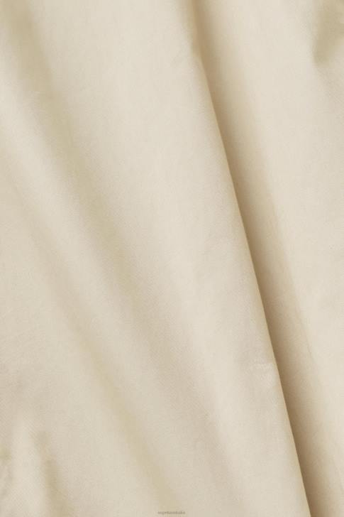 Shirts Beige Men Esprit Button-down cotton shirt V48Z659