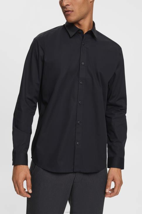 Shirts Black Men Esprit Shirt V48Z900