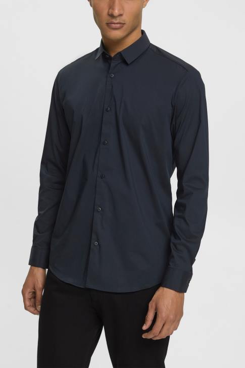 Shirts Black Men Esprit Slim fit shirt V48Z913