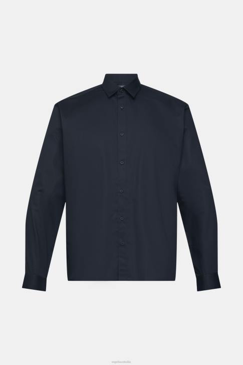 Shirts Black Men Esprit Slim fit shirt V48Z913