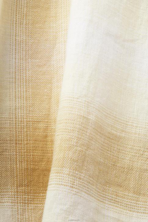 Shirts Ice Men Esprit Cotton and hemp blended checquered tartan shirt V48Z714