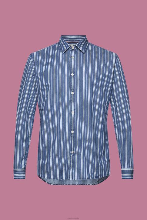 Shirts Ice Men Esprit Slim fit denim shirt with stripes V48Z716