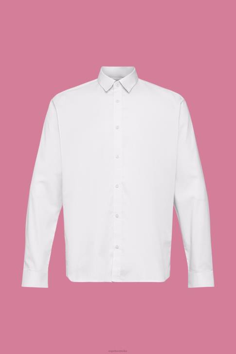 Shirts Light Blue Men Esprit Sustainable cotton shirt V48Z832