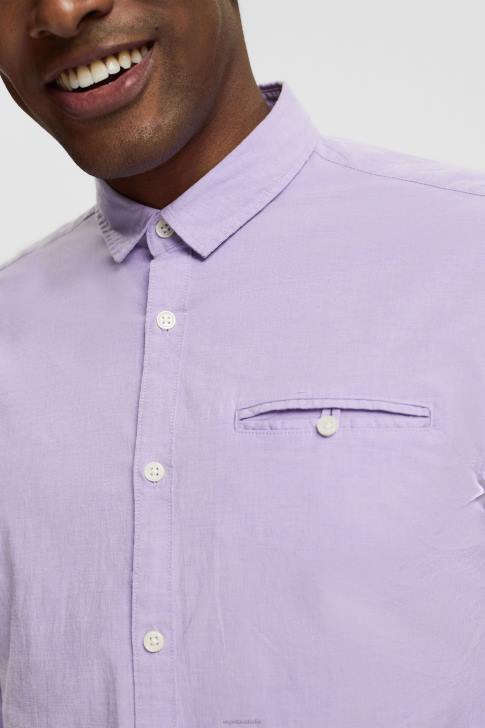 Shirts Lilac Men Esprit Slim fit shirt V48Z912