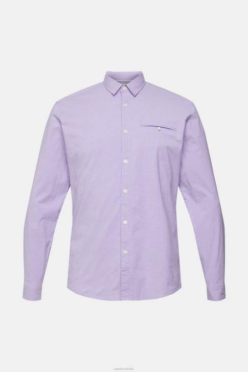 Shirts Lilac Men Esprit Slim fit shirt V48Z912