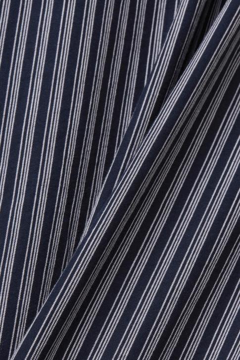 Shirts Navy Men Esprit Striped sustainable cotton shirt V48Z706