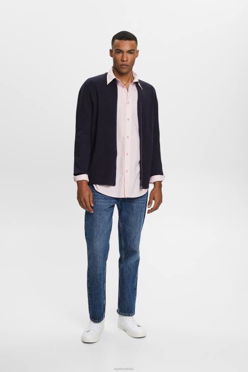 Shirts Old Pink Men Esprit Cotton Poplin Shirt V48Z577