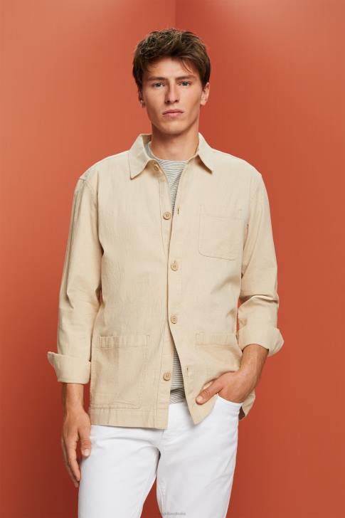 Shirts Sand Men Esprit Shirts Woven V48Z622