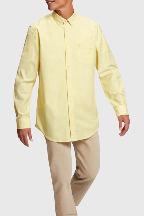 Shirts Sunflower Yellow Men Esprit Regular fit oxford shirt V48Z801