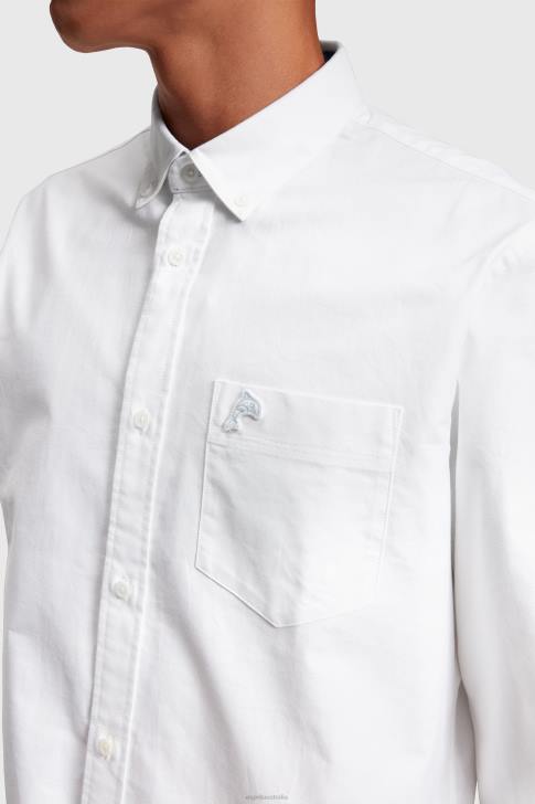 Shirts White Men Esprit Regular fit oxford shirt V48Z799