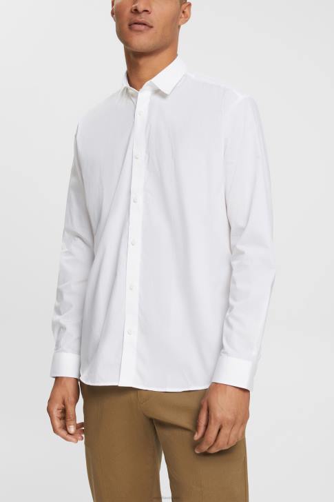 Shirts White Men Esprit Shirt V48Z901