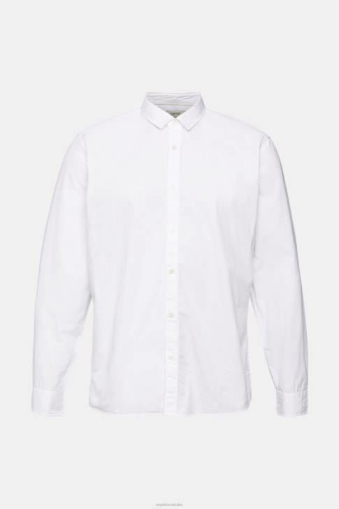 Shirts White Men Esprit Slim fit shirt V48Z883