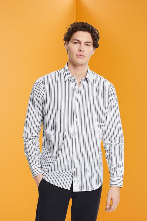 Shirts White Men Esprit Striped shirt V48Z786
