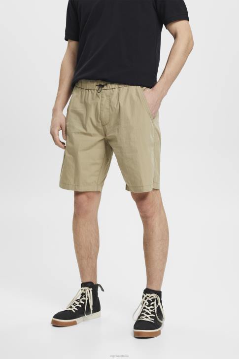 Shorts Beige Men Esprit Lightweight washed shorts V48Z758