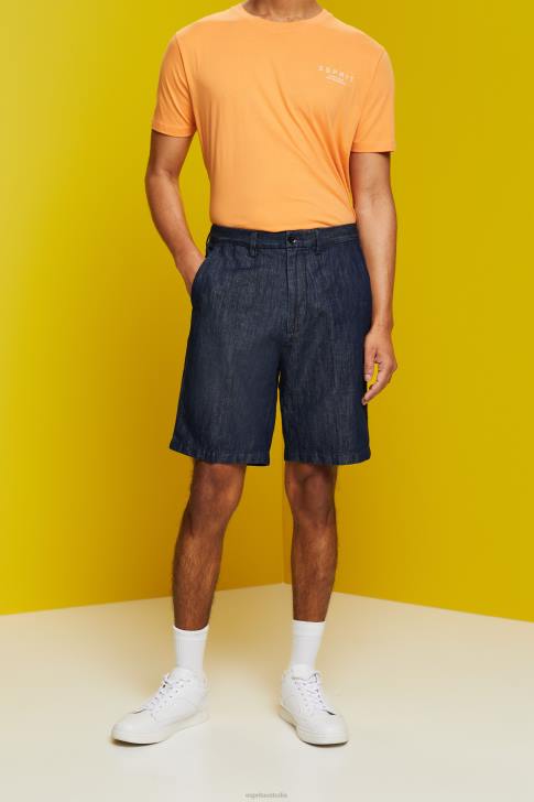 Shorts Blue Black Men Esprit Chino shorts in a jeans look V48Z614