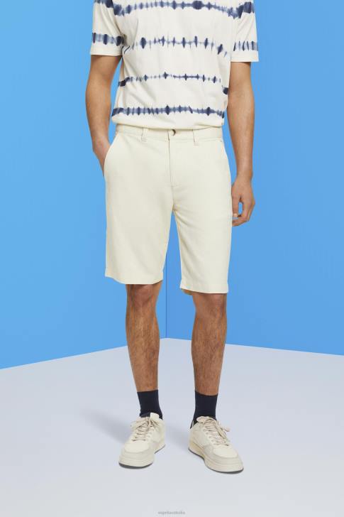 Shorts Cream Beige Men Esprit Chino-style shorts V48Z750