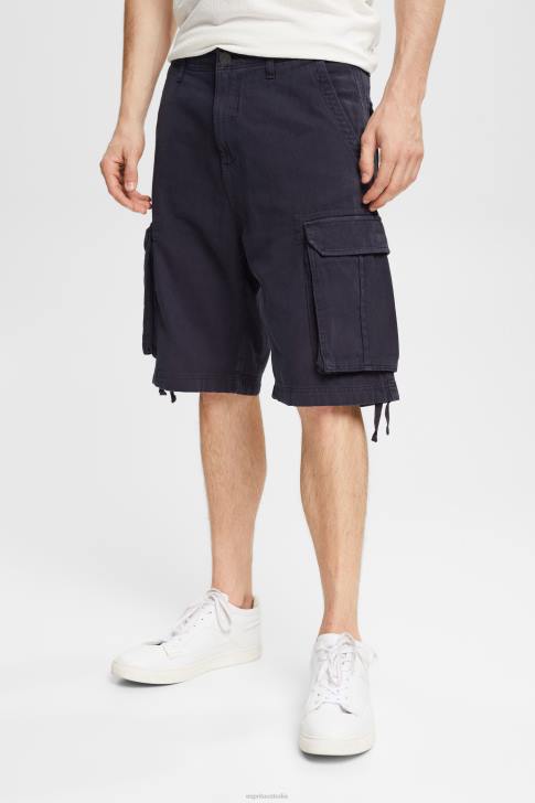 Shorts Navy Men Esprit Cargo shorts made of sustainable cotton V48Z846