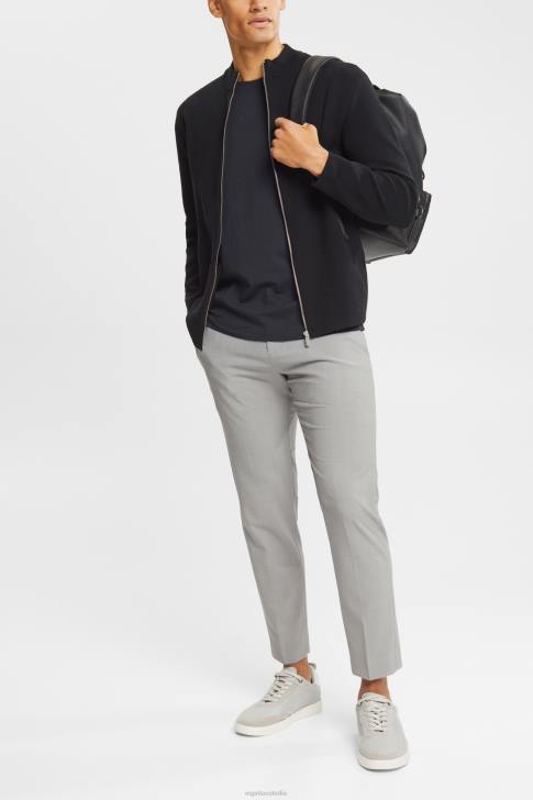 Sweaters Black Men Esprit Cardigan with zip V48Z921