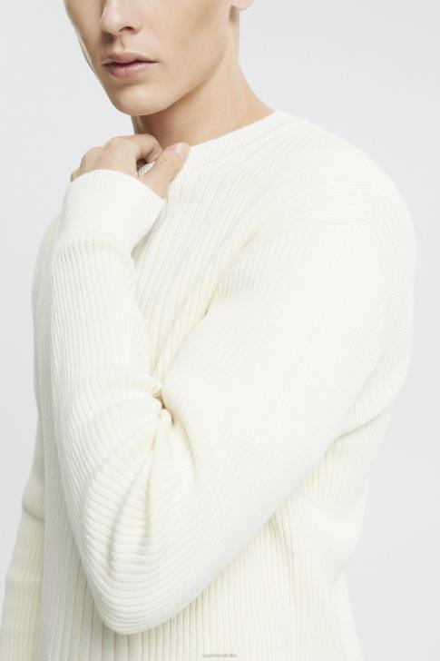 Sweaters Ice Men Esprit Rib knit jumper V48Z763