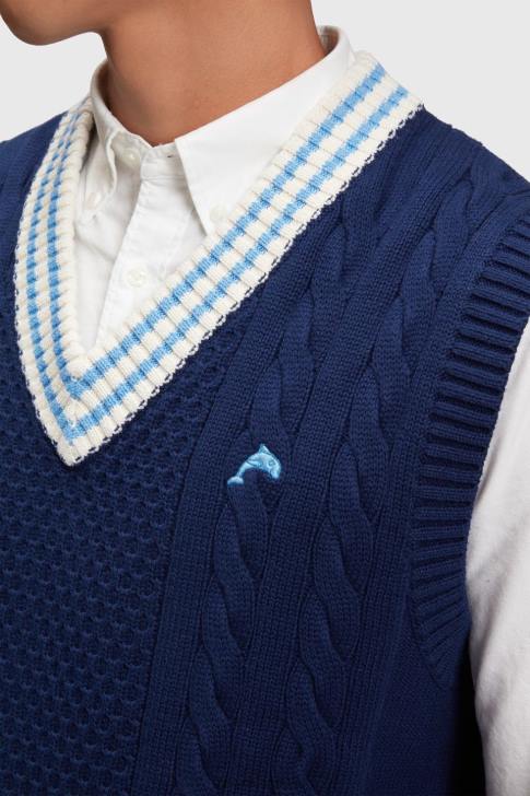 Sweaters Ink Men Esprit College sweater vest V48Z812