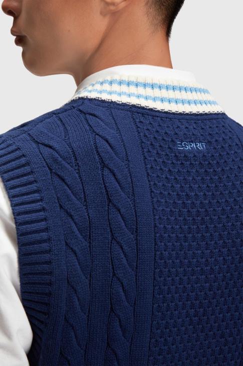 Sweaters Ink Men Esprit College sweater vest V48Z812