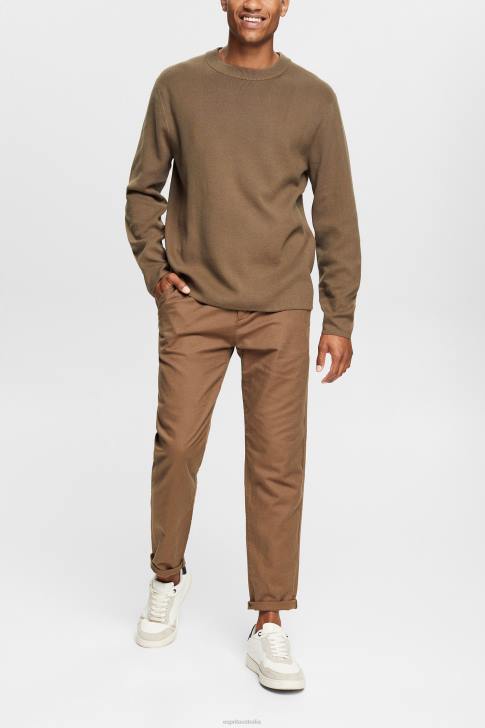 Sweaters Khaki Green Men Esprit Knit jumper V48Z840