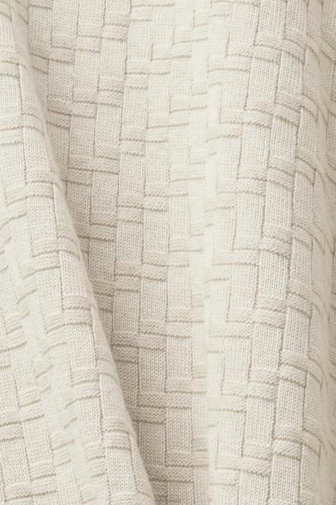 Sweaters Light Taupe Men Esprit Textured crew neck jumper V48Z718