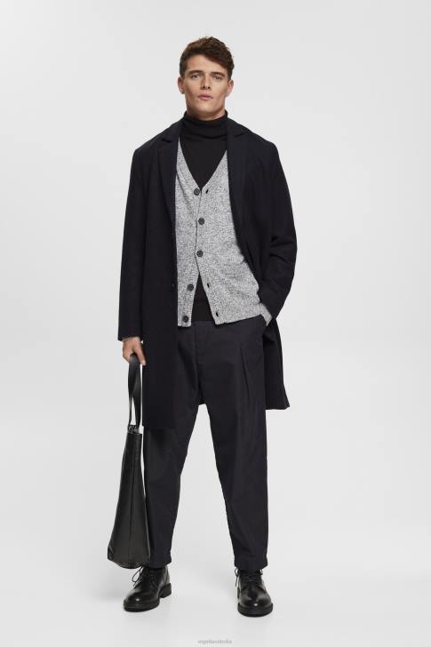 Sweaters Medium Grey Men Esprit Knitted cardigan with buttons V48Z697