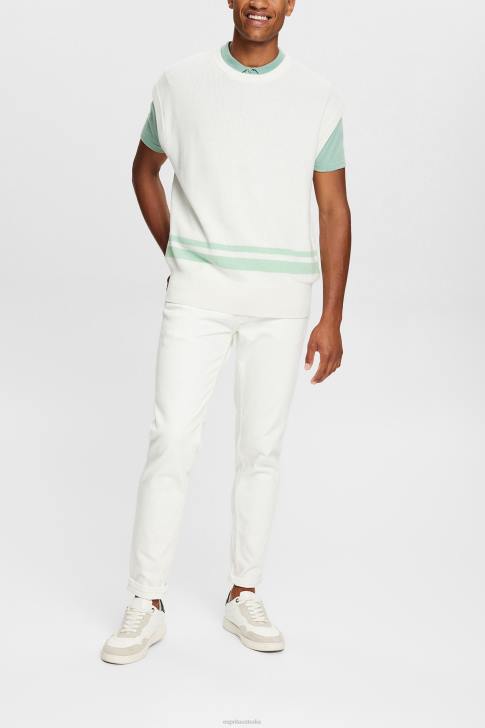 Sweaters Off White Men Esprit Tank top with two stripes V48Z841