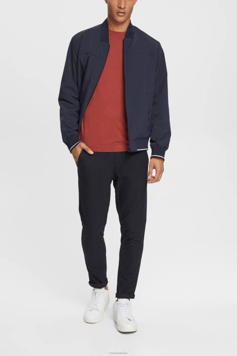 Sweaters Terracotta Men Esprit Knitted wool sweater V48Z906