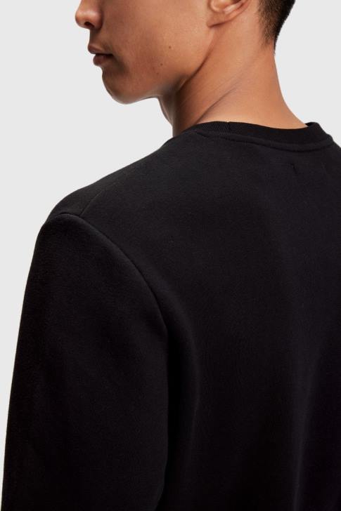 Sweatshirts & Hoodies Black Men Esprit Logo print sweatshirt V48Z868