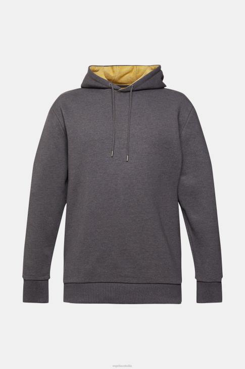 Sweatshirts & Hoodies Dark Grey Men Esprit Sweatshirt hoodie V48Z887