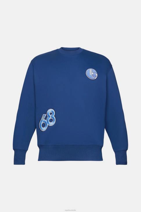 Sweatshirts & Hoodies Ink Men Esprit Varsity patch sweatshirt V48Z809