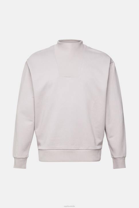 Sweatshirts & Hoodies Lavender Men Esprit Stand-up collar sweatshirt V48Z953